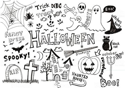 Tutoriel De Dessin De Halloween Avec Des Doodle Doodle characters to print & color, From the gallery : Events Halloween